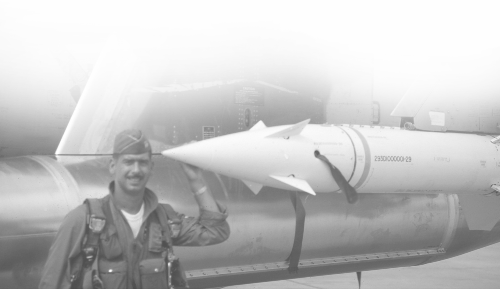 archival photo airmen missle